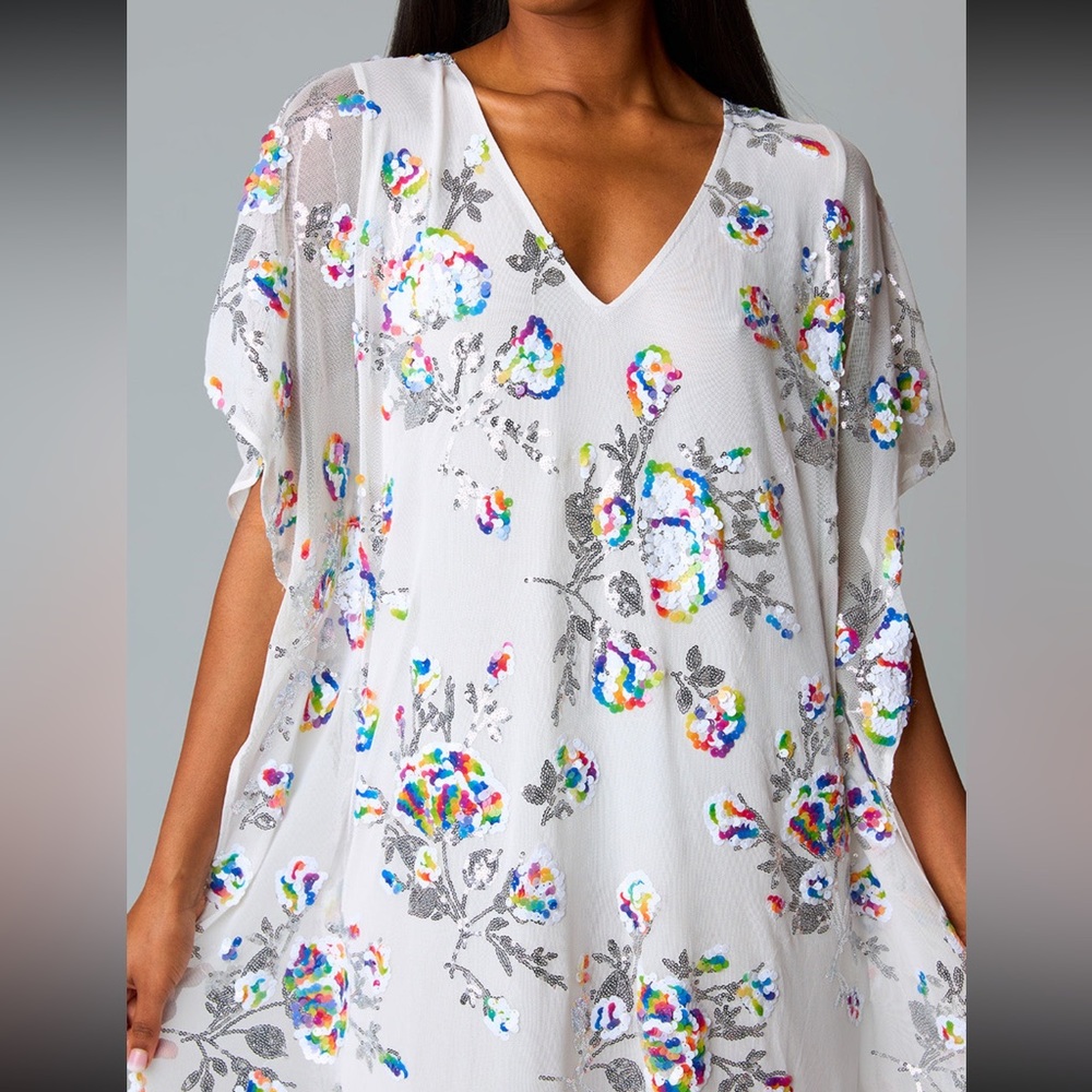 COPY - BuddyLove sequin caftan. Size large. NWT